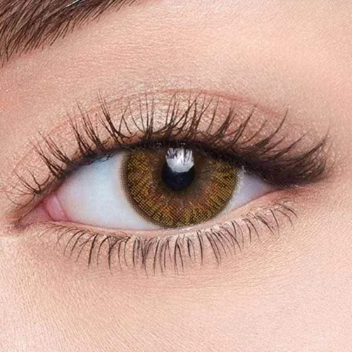 ��LENSPOEM��Freshlady Honey QF01 Three Tones Colored Contact Lenses