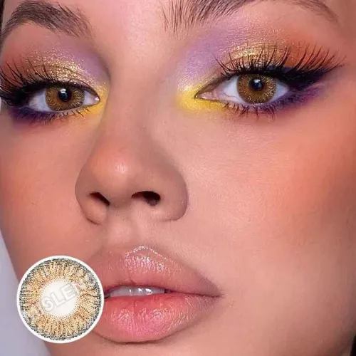 ��U.S Warehouse��Glitter  hazel Contact Lenses