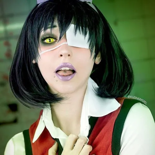 ��LENSPOEM��Yellow Block Crazy Contact Lenses