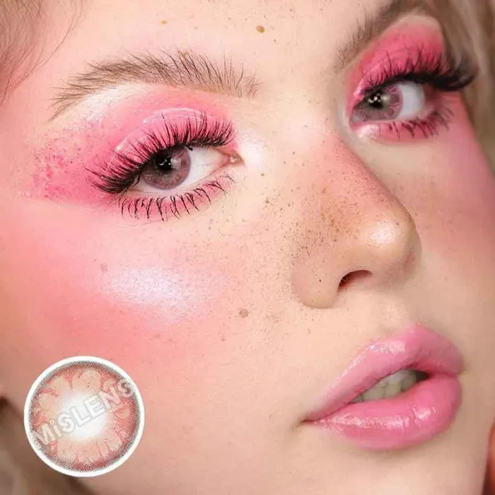 ��U.S Warehouse��Gem pink Contact Lenses