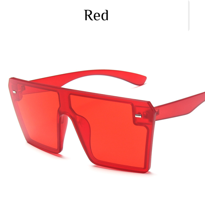 ��LENSPOEM��Large frame colorful mercury sunglasses