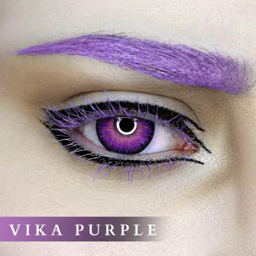��LENSPOEM��Vika Tricolor Purple Colored Contact Lenses