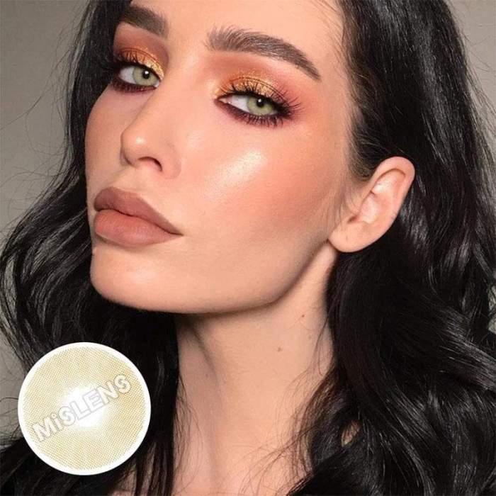 ��LENSPOEM��Polar Lights Brown  Colored Contact Lenses
