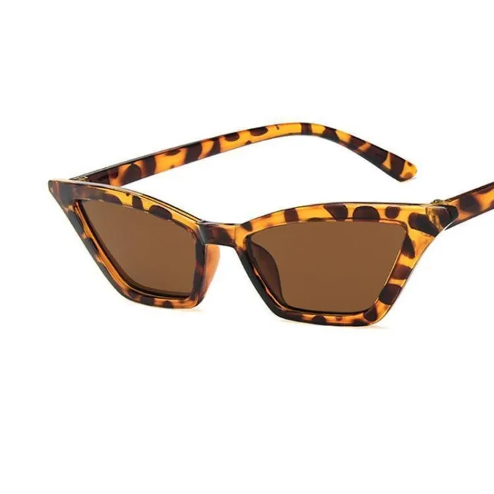 ��LENSPOEM��Square Horn Plain Sunglasses