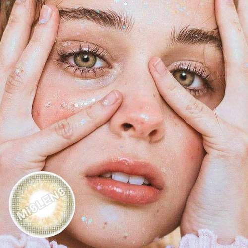 ��LENSPOEM��Taylor Brown Hazel Colored Contact Lenses
