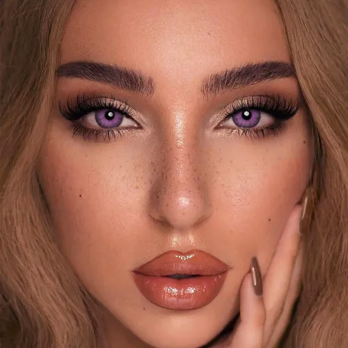 ��LENSPOEM��New York PRO Purple Colored Contact Lenses