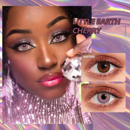 ��U.S Warehouse��Little earth cherry Contact Lenses