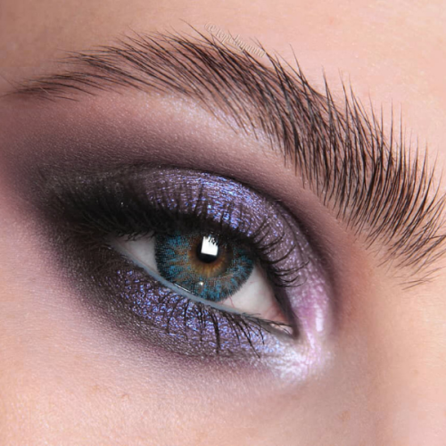 ��LENSPOEM��Three Tone Blue Colored Contact Lenses