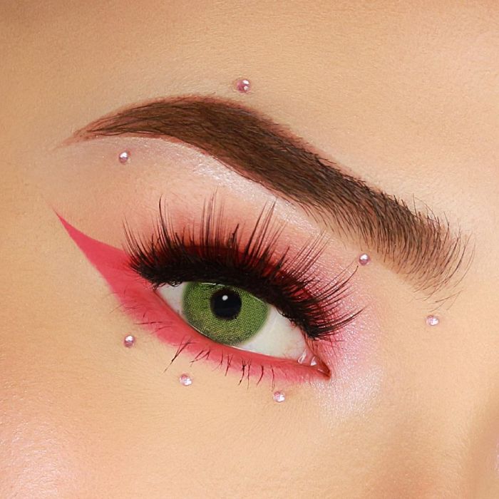��LENSPOEM��Queen Green Colored Contact Lenses