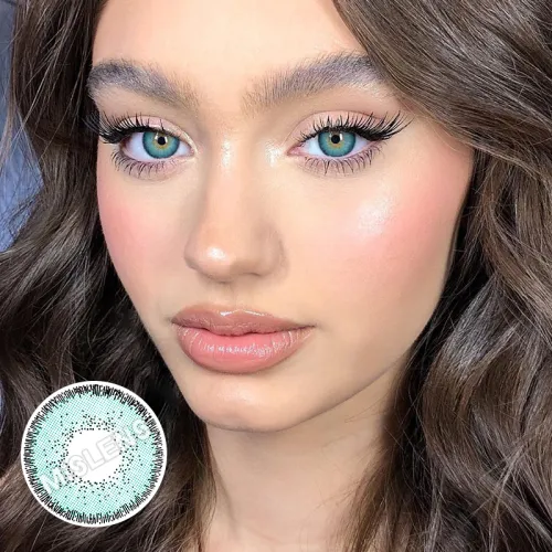 ��LENSPOEM��Marine Blue Colored Contact Lenses