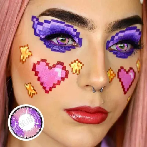 ��U.S Warehouse��Spark purple Contact Lenses