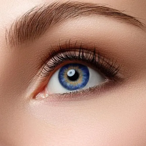 ��LENSPOEM��Ocean Blue Colored Contact Lenses
