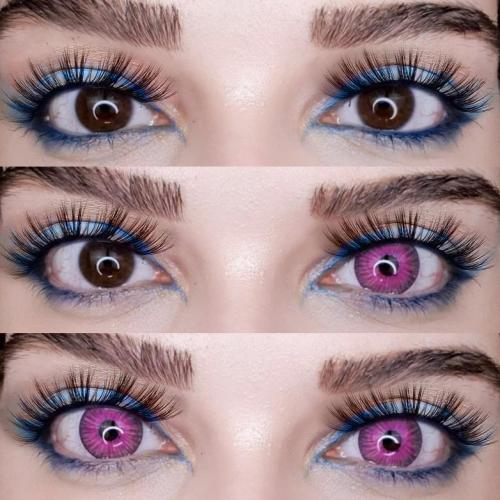 ��LENSPOEM��New York PRO Purple Colored Contact Lenses