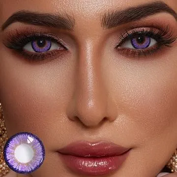 ��LENSPOEM��Iceball Purple Colored Contact Lenses