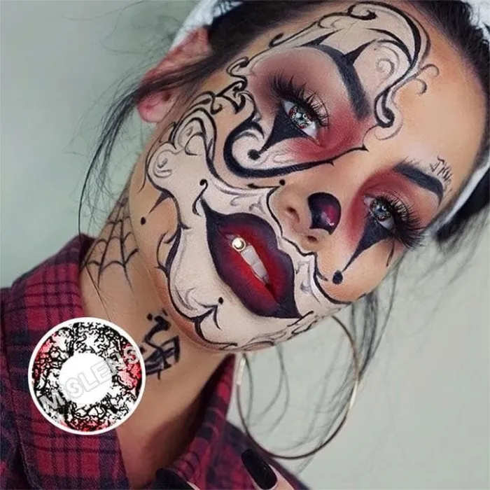 ��LENSPOEM��Demon Mimi Sclera Halloween Contact Lenses