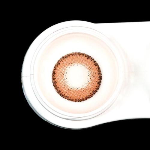 ��LENSPOEM��Shining Radiant Hazelnut Brown Colored Contact Lenses