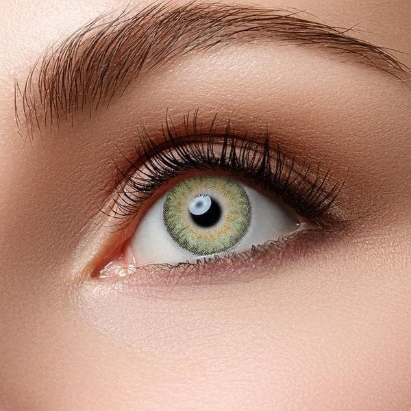 ��LESPOEM��3-stones Green Colored Contact Lenses