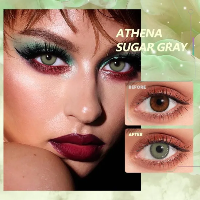 ��U.S Warehouse��Athena SUGAR Gray Contact Lenses