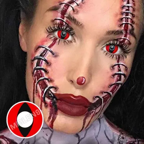 ��U.S Warehouse��Cat Eyes Red Contact Lenses