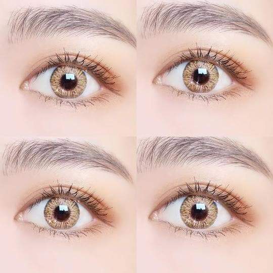 ��LENSPOEM��Gold brown  Daily Contatc Lenses