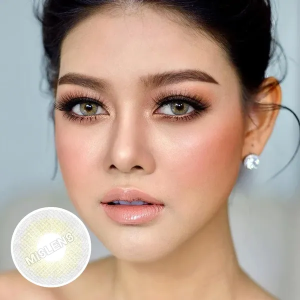 ��LENSPOEM��Polar Lights Blue Grey  Colored Contact Lenses