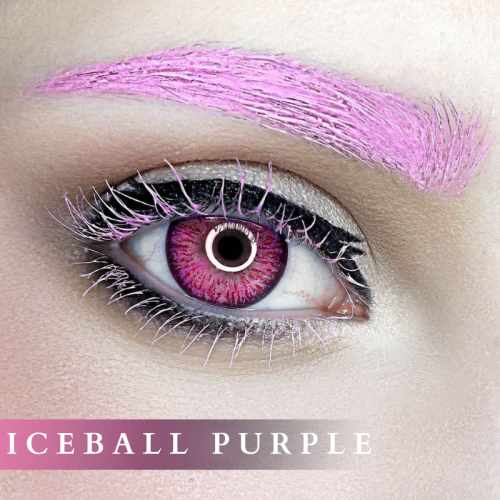 ��LENSPOEM��Iceball Purple Colored Contact Lenses