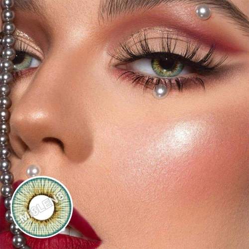 ��LENSPOEM��New York Angeles Gray Prescrition Colored Contact Lenses