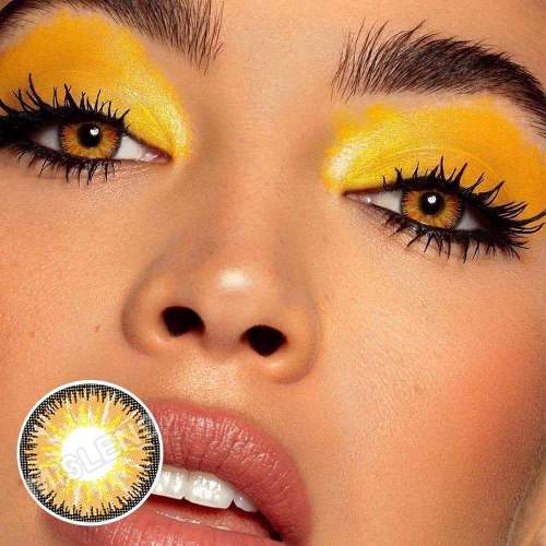 ��LENSPOEM��Vika Tricolor Brown Colored Contact Lenses
