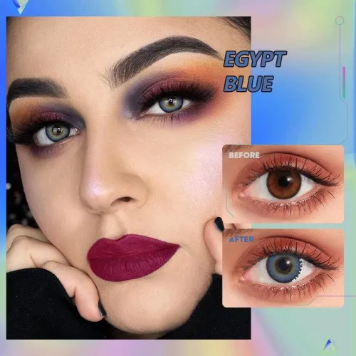 ��U.S Warehouse��Egypt Blue Contact Lenses