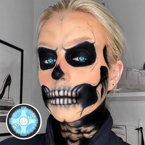 ��LENSPOEM��Decim-Eye Blue Colored Contact Cosplay Lenses