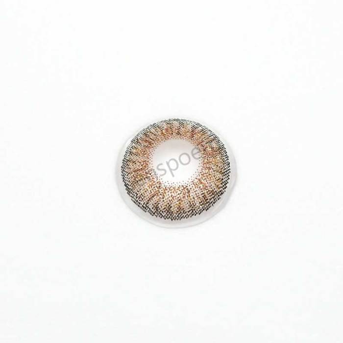 ��LENSPOEM��Gold brown  Daily Contatc Lenses