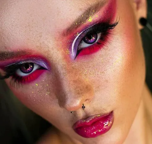 ��LENSPOEM��Mystery Purple Colored Contact Lenses