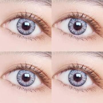 ��LENSPOEM��Glitter gray Colored Contact Lenses