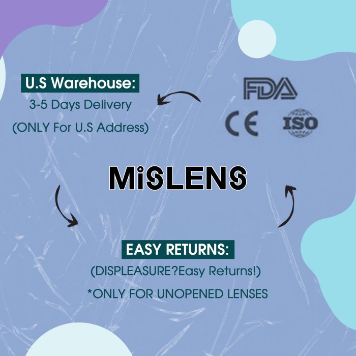 ��U.S Warehouse��1-Day Pixie green Daily Contact Lenses(5 Pairs)