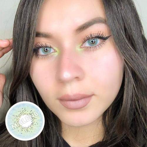 ��LENSPOEM��Ocean Blue Colored Contact Lenses