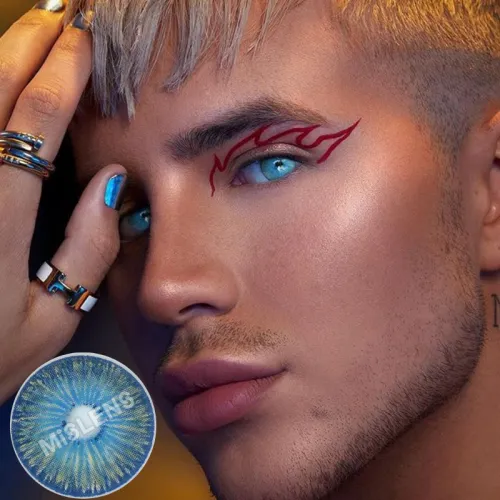 ��LENSPOEM��New York Blue  Colored Contact Lenses