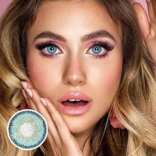��U.S Warehouse��MOCHA Magic Blue Contact Lenses