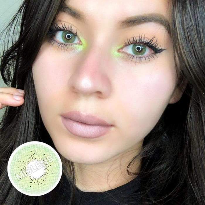 ��LENSPOEM��Mermaid Ocean Green Colored Contact Lenses