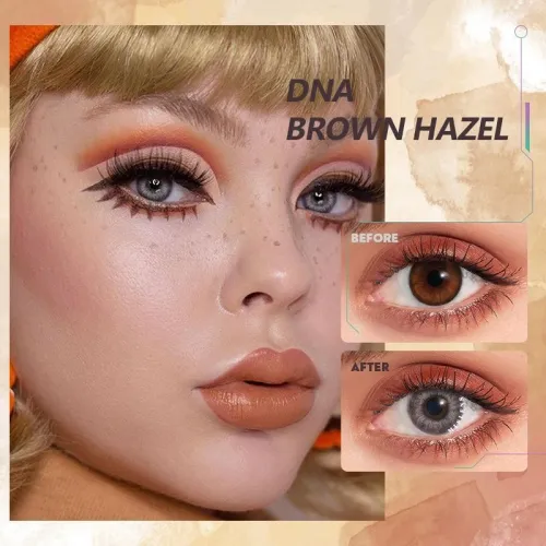 ��U.S Warehouse��DNA Taylor brown hazel Contact Lenses