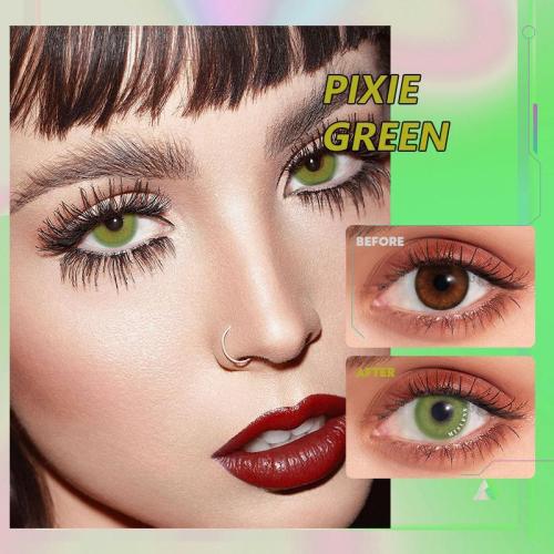 ��U.S Warehouse��1-Day Pixie green Daily Contact Lenses(5 Pairs)