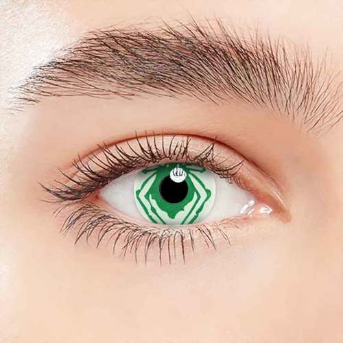 ��LENSPOEM��Green Spider Crazy Contact Lenses