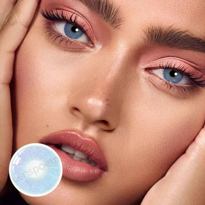 ��LENSPOEM��Vision blue Colored Contact Lenses