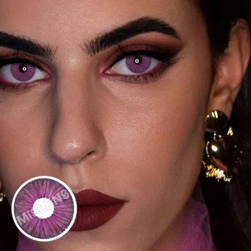 ��U.S Warehouse��NEW YORK PRO Purple Contact Lenses