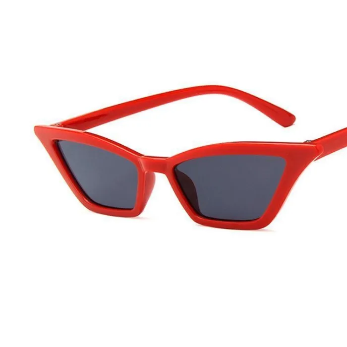��LENSPOEM��Square Horn Plain Sunglasses