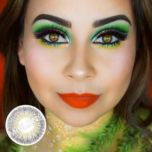 ��LENSPOEM��Spanish Late Brown Colored Contact Lenses