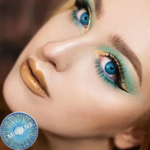 ��LENSPOEM��New York Blue Colored Contact Lenses