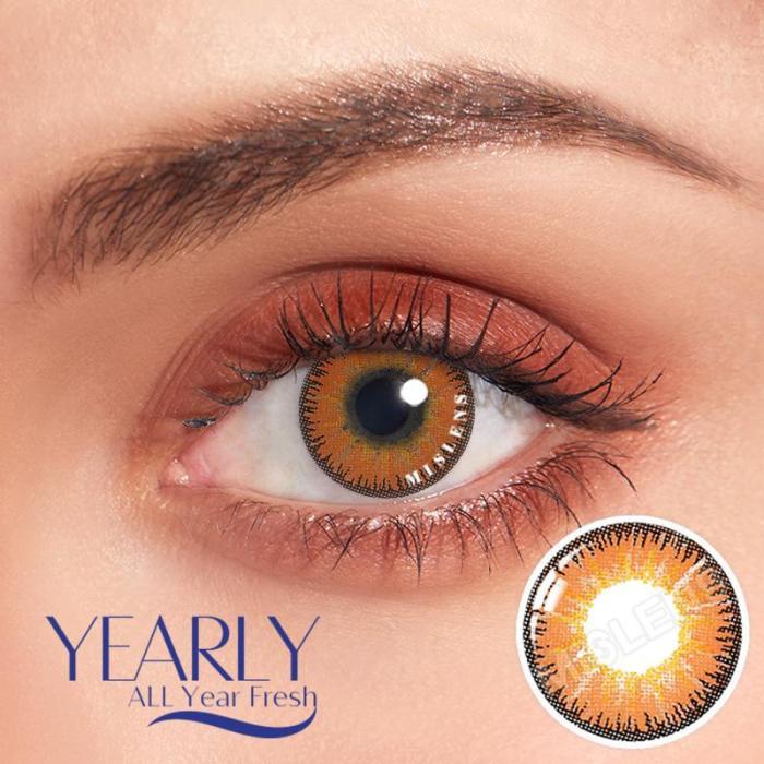 ��U.S Warehouse��Vika tricolor brown  Contact Lenses