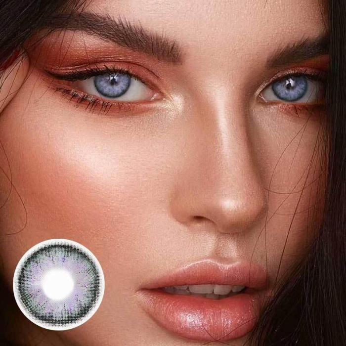 ��LENSPOEM��Opal Grey Colored Contact Lenses