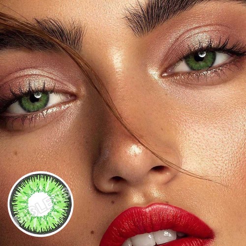 ��LENSPOEM��Vika Green Colored Contact Lenses