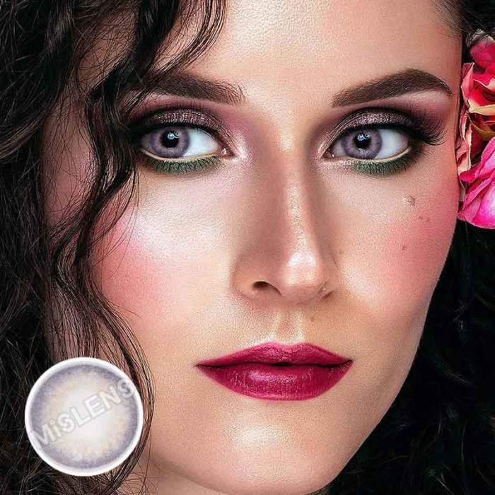 ��U.S Warehouse��DNA Taylor pink violet Contact Lenses